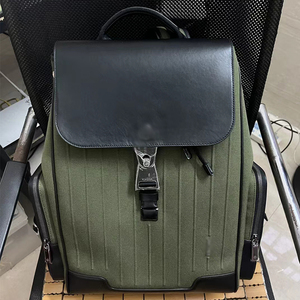 R大号双肩背包仙人掌绿皮质帆布包backpack背包15寸电脑包旅行包