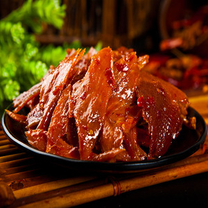 杨矮子酱板肉188g湖南特产安乡杨矮子麻辣肉香辣休闲猪肉脯零食