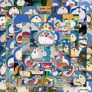 124张哆啦A梦表情包贴纸搞笑沙雕机器猫大熊趣味斗图装饰小贴画