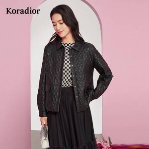 Koradior珂莱蒂尔国内专柜正品代购2023冬款皮羽绒服KP00238W0