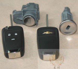 科鲁兹原装全车锁 克鲁兹带汽车门锁 点火锁芯 折叠遥控汽车钥匙