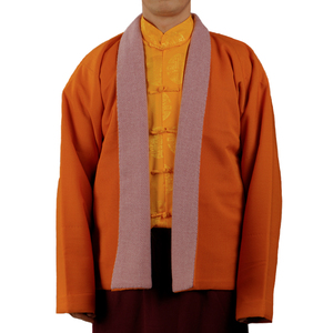 冬季新款外套加绒喇嘛僧服西藏东波喇嘛和尚服上衣居士服