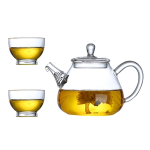 北大史便携旅行茶具玻璃中式透明泡茶壶一壶两杯功夫茶具小套装
