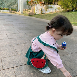 香港靓妞女童春装2019新款儿童洋气女宝宝套装裙春秋时髦洋气