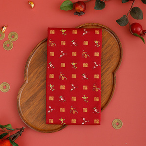 故宫宫廷新年红包布袋布艺红包利是手机布包中国风特色礼品送老外