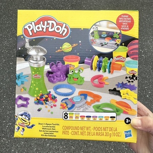 Play Doh培乐多彩泥工具儿童DIY橡皮泥黏土手工玩具宇宙星球恐龙