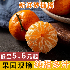 正宗广西砂糖橘新鲜水果整箱9斤当季超甜小桔子蜜橘沙糖橘包邮10