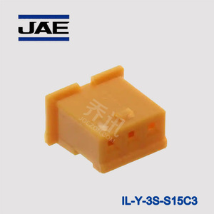 JAE IL-Y-3S-S15C3 间距1.5mm  3pin棕色胶壳   JAE航空连接器