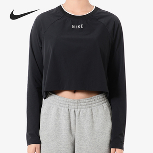 Nike/耐克正品 女子跑步 针织圆领运动休闲长袖T恤 939427-010