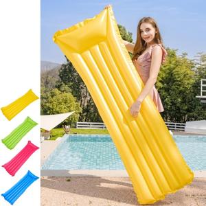 成人充气浮排水上躺椅PVC漂浮床可折叠充气床儿童泳池充气泳圈