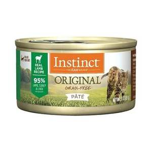 Instinct Original Grain Free Real Lamb Recipe Natural Wet