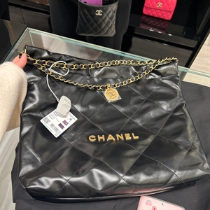 【99新】CHANEL香奈儿女包22bag垃圾袋子母购物袋单肩手提托特包