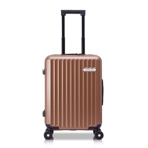 山姆Samsonite新秀丽四轮拉杆箱55/20英寸飞机轮登机行李箱 棕色
