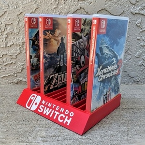 任天堂游戏收纳架 NS收纳盒 switch实体卡带盒 3D打印个性化定制