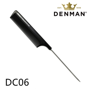 英国原装DENMAN 丹文皇冠专业美发尖尾梳 DC06 钢针挑梳 盘发梳子