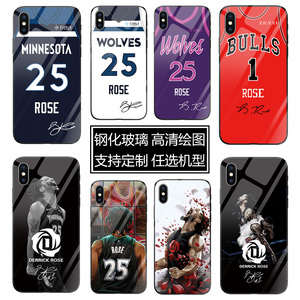 NBA篮球罗斯适用于华为荣耀9X/Play/V10/9i/8X/手机壳麦芒8玻璃7