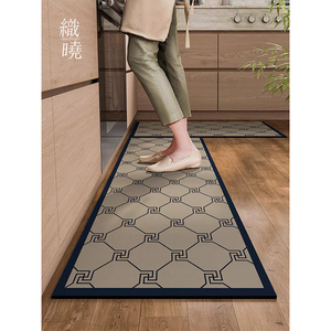 厨房专用硅藻泥地垫防水防油免清洗脚垫可擦免洗防滑吸水吸油地毯