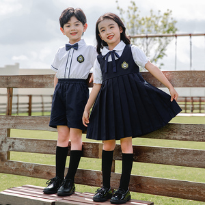 六一幼儿园园服夏装儿童班服套装小学生校服合唱服毕业照演出服装