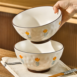 日式汤碗家用2024新款大号面碗6寸泡面碗螺蛳粉专用碗8寸陶瓷大碗
