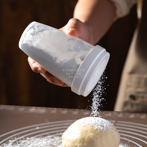 日本进口撒粉罐食品级手持烘焙专用面粉筛子糕点可可粉糖粉筛网