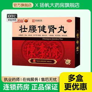 白云山陈李济壮腰健肾丸10丸祛风湿腰痛壮腰健腰丸健身建肾丸正品