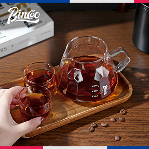 Bincoo咖啡分享壶菱钻手冲咖啡套装玻璃挂耳咖啡杯子冷淬壶品鉴杯