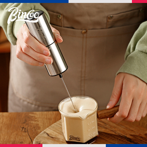 Bincoo打奶器咖啡打泡器家用电动奶泡机牛奶搅拌器手持奶盖打发器