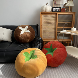 BIBIG的杂货铺可爱ins软萌香菇柿子家居坐垫抱枕拍照道具生日礼物