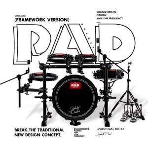 JBKDRUMS  PAD系列 便携式套鼓（框架版） 架子鼓