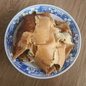 豆腐锅巴安徽六安特产土锅豆腐锅巴豆浆皮土灶铁锅豆皮一斤