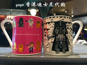 香港迪士尼正品 星球大战Q版白兵天行者 卡通陶瓷水杯 马克杯杯子