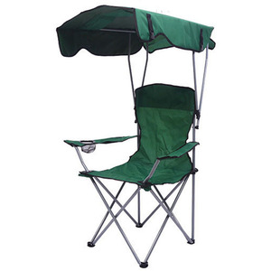 顶棚沙滩扶手椅休闲便携户外野营钓鱼带遮阳篷折叠椅