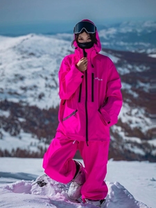 23-24新款机能风滑雪服套装防风防水透气滑雪衣裤冲锋衣男女款