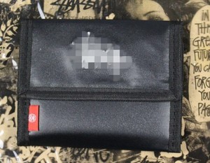 包邮新款热卖日本杂志SMART附录短款黑色刺绣钱包零钱包卡包可批