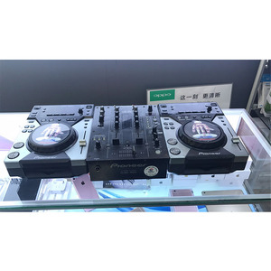 二手pioneer先锋CDJ-400+DJM-400打碟机加混音台套装支持U盘CD
