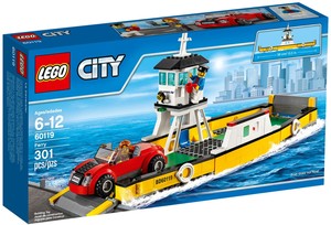 汽车摆渡船 60119 城市系列 LEGO CITY 乐高积木玩具租赁拼插