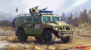 RPG MODEL 72001 1/72俄罗斯 虎式高机动轮式装甲车特种作战型
