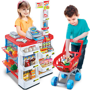 情景模拟玩具男孩场景女孩宝宝仿真套装儿童玩具超市购物体验游戏