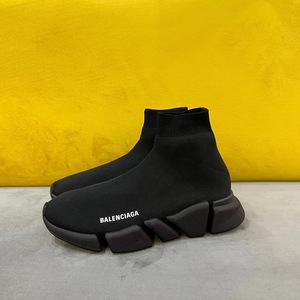 Balenciaga/巴黎世家 2023春夏 黑色男士高筒套脚休闲袜子鞋 代购