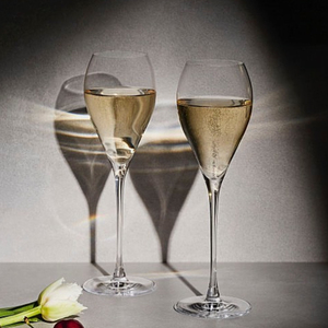 水晶玻璃郁金香型香槟杯对杯气泡酒白葡萄酒杯西餐厅创意鸡尾酒杯