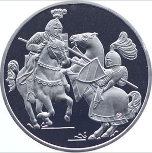 【海寧潮期货】奥地利1999年洛克恩豪斯城堡决斗精制纪念银币