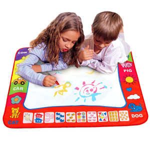儿童神奇魔法水画布涂鸦毯宝宝画画布玩具水画板水写彩色水画布
