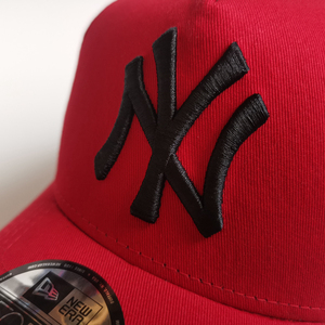MLB纽约扬基队New Era纽亦华9FORTY男女可调节遮阳卡车棒球帽子