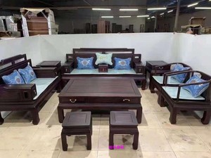 红木沙发进口中美洲酸枝木客厅中式十件套沙发家具新古典榫卯整装