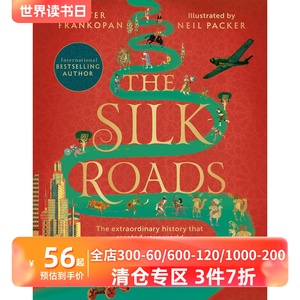 丝绸之路 青少年插图版 Neil Packer插画  一带一路 世界通史 樊登读书会荐 英文原版 The Silk Roads Illustrated Edition