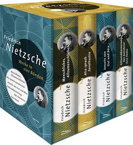 预售 德文原版 尼采作品4卷合集套装 精装收藏 德国经典文学著作 Friedrich Nietzsche Werke in vier Bänden