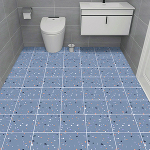 厨房浴室卫生间防水地贴地砖贴纸地面翻新改造自粘防滑厕所地板贴