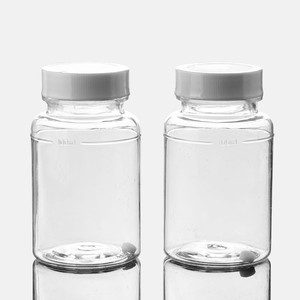 无菌水质采样瓶环境取样瓶PS塑料样品试剂瓶100ml含硫透明瓶100ml