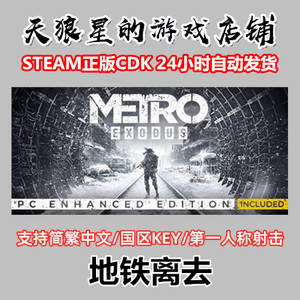 steam Metro Exodus 地铁离去 国区key