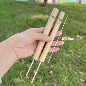 竹制鸟笛 儿童益智科教玩具音乐吹奏乐器竹哨子模仿鸟叫声的笛子